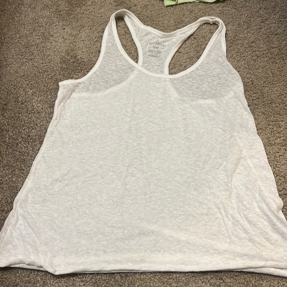 American Eagle Outfitters White Tank Top